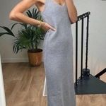 ZARA wool alpaca beaded strappy dress Light Blue  9598/159 Medium Photo 0