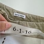 Tomas Maier Pants Womens 2 Tan High Rise Slim Leg Zip Ankle Khaki Utility Cotton Photo 2