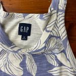 Gap  Blue Floral Sleeveless Sundress Soft Knit Size Medium 💚🍄 Photo 6