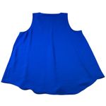 Vince Camuto  Blouse Women Large Blue Sleeveless Shirt Photo 2