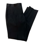 Theory Trousers Wool Blend Slim Cut Leg Tailored Pant Black Size 6 Photo 5