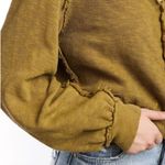 Free People X We The Free Golden Road Cardigan Curly Willow Mustard Olive Crop Photo 8