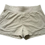 Athleta beige tan Trekkie North shorts size 16 Photo 0