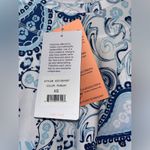 Gottex Blue Paisley Athletic Top w/ Moisture Wicking & 4 Photo 3