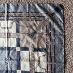 Veritas City Wear Brown Equestrian Bridle Buckle Geometric Dot Neck Scarf NEW Photo 2