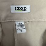 IZOD ‎ Soft Cooling Flat Front Crop Womens Pants Sz 18 Golf Athletic Athleisure Photo 5