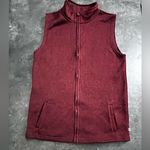 Ocean Coast Brickyard Red Full Zip Athletic Vest Fall Layering Size XL NWT Photo 0
