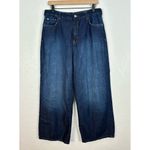 Pilcro Anthropologie The Annie Wide Leg Jean Dark Wash Size 31 Petite Photo 2