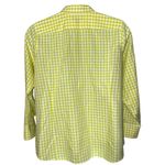 Yellow Gingham Button Photo 3