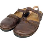 Naot Gardenia Mary Jane Sling Back Sandal Brown Leather Womens Size EU 40 US 9 Photo 8