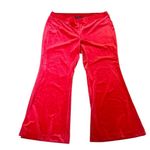 Lane Bryant  Women's Red Velvet Flare Pants Size 24 Photo 0
