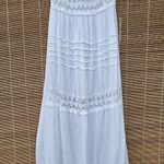 NEW Seaspice Resort 'Delphine' Halter Sundress White Maxi M Size M Photo 0