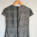 Alice + Olivia Coley Paneled Prince of Wales Checked Woven Mini Dress Photo 8