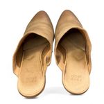 Frye Jacy Tan Leather Mules boho western leather pointed toe scandi girl Size 9 Photo 2