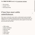 J.Crew  Circle skirt with mirror embellishments Photo 2