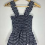 Madewell  texture‎ and thread top Smocked Peplum Stripe Tank Top Xs CP5056 Photo 2
