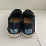 Toms women’s solid black knit alpargata espadrilles slip on flats casual shoes 6 Photo 2