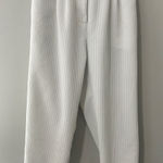 Petal + Pup Corduroy Pants White High Waisted Pleated Wide Leg Size S Photo 0