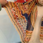 SAX Scarf Colorful Primary Colored Table top Shawl 70X 31” Blue Photo 1