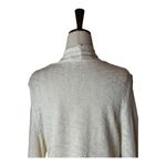 Cut Loose Sweater Women Medium Ivory Textured Open Front Knit Cardigan Boho Photo 7