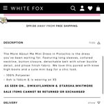 White Fox Boutique White Fox More About Me Mini Dress Pistachio Photo 3