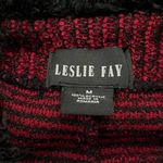 Leslie Fay Vintage 90s Y2K  Boucle Jacket Fringe Trim Zip Front Red Black M Photo 4