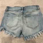 Eunina Lulu Women's Distressed Denim Shorts with Star Accents - size Small Photo 5