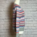 Gap Crazy Fair Isle Merino Wool Stripe Sweater Women's XS Photo 2