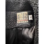 CB‎ Wraps By Canvasbacks MultiColor ButtonDown Patchwork Fleece Jacket Small Blue Photo 3