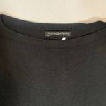 Peruvian Connection  Black Sweater Tunic Sz Large Modal Cotton Photo 1