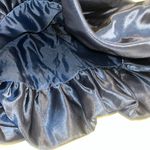 Jessica McClintock VTG  80s  Satin Blue Strapless Bubble Mini Dress Sz 5 Photo 12