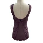 Lululemon Aria Tank Top Peacock Feather Logo RARE PRINT Women's Size 4 | 17-607 Photo 2