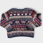 Talbots Vintage Hand Knit Cardigan | Large P | Americana Patriotic Cottagecore Photo 5