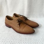 Nisolo James Almond Toe Oxford Menswear Lace Up Shoes Tan Leather Academia Sz 8 Photo 7