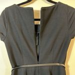 Kate Spade  Black Belted Bow Shortsleeve Professional Coquette Women Dress Size 0 Photo 3