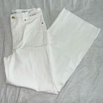 J.Crew women’s New wide leg denim trouser jean size 27 in white Photo 7