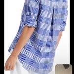 Blue GRAYSON the hero button up plaid casual fall classic Frank Eileen $168 Size M Photo 2