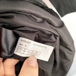 Ba&sh  Burton Black Pinstripe Long Sleeve Minimalist Elegant Wrap Mini Dress 4 Photo 4