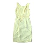 ILGWU pale yellow three piece dress 60 70 small medium lace hair pics Photo 3