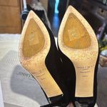 Jimmy Choo  Lindsey 100 Black suede Heeled Boots worn once excellent condition Photo 6