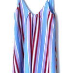 NEW NWT BUDDY LOVE BLUE/RED/PURPLE/WHITE STRIPED DRESS size small boutique Blue Photo 0