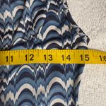 Talco Elegant Blue Wave Pattern Jumpsuit Photo 2