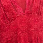 Free People All Yours Mini Dress Red Plum Lace size Medium Photo 7