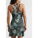 Title Nine  Cirque De La Vie Dress Aloha Women’s Palm Grey Teal Shelf Bra Large Photo 2