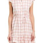 BB Dakota Pink Check Button up dress Photo 0