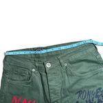 Rare Mariano Denim Street Wear Women's Slim Fit Graphic Jeans Army Green 30x29” Size 30 Photo 6
