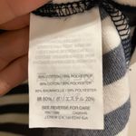 Madewell  Velour Navy Striped Tee Dress Womens‎ Size Small Photo 7