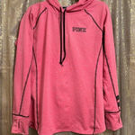 PINK - Victoria's Secret  Hot Pink Heather Active Pullover Sweater Large Photo 0