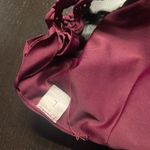 Burgundy Red Strappy Crochet Swim Bikini Bathing Suit Top Women's Size Large Photo 6