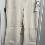 Rafaella New..  cream color high rise crop boot pants, Medium, 25” inseam Photo 6